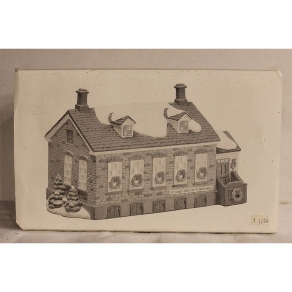 Dept 56 New England Village - Stoney Brook Town Hall - Picture 6 of 7